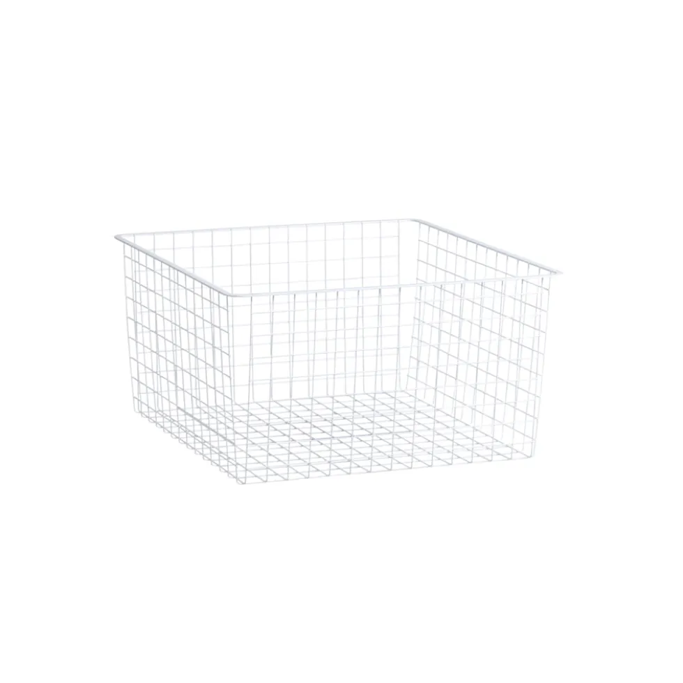 Draadmandlade 527 x 527 x 285 mm wit - Classic by Elfa