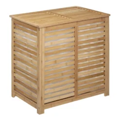 Dubbele bamboe wasmand 2-vaks 100 liter Five®