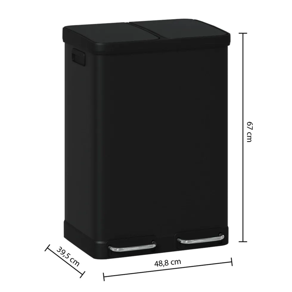 Dubbele pedaalemmer 60 liter Five®