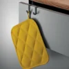 Dubbel handdoekhaakje zwart Metaltex