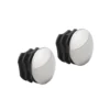 Eindkappen set van 2 chroom - Classic by Elfa