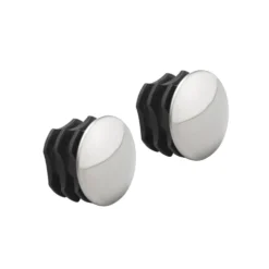 Eindkappen set van 2 chroom - Classic by Elfa