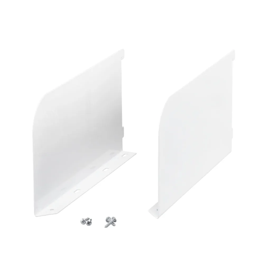 Eindplankdrager 30 cm per paar wit - Classic by Elfa