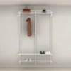 Elfa Hal Opstelling met 3 Draadplanken - 124,8 cm