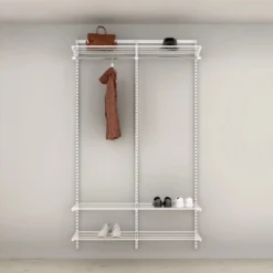 Elfa Hal Opstelling met 3 Draadplanken - 124,8 cm