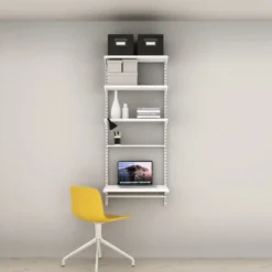 Elfa Home Office Opstelling Compacte Werkplek - 124,8 cm