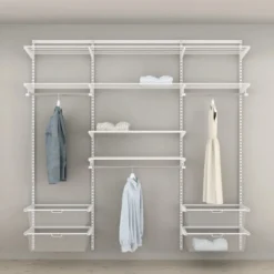 Elfa Kledingkast Opstelling Classic Wit - 246.8 cm