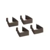 Frameclips set van 4 grafiet - Classic by Elfa
