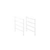 Framezijde 4-loper 535 mm per paar wit - Classic by Elfa