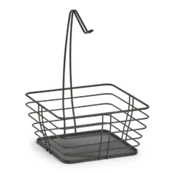 Fruitmand zwart met bananenhanger Zeller Present