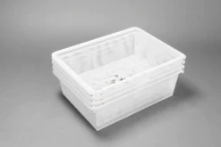 Gaasmandlade set van 4 wit - Classic by Elfa