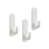 Gebogen bordhaak set van 3 wit - Classic by Elfa