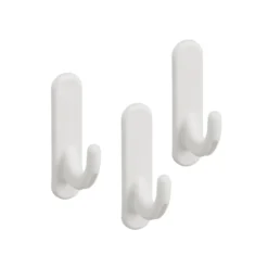 Gebogen bordhaak set van 3 wit - Classic by Elfa