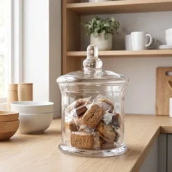 Glazen koekjespot 1 liter Five®