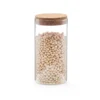 Glazen pot 1.1 liter met kurk deksel Zeller Present
