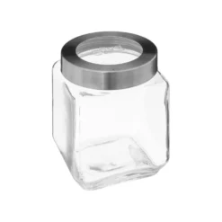 Glazen voorraadpot metalen draaideksel 1.2 liter Five®