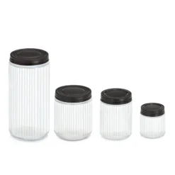 Glazen voorraadpot 950 ml luchtdicht Zeller Present
