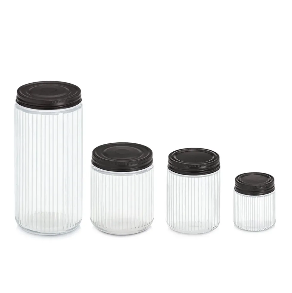Glazen voorraadpot 950 ml luchtdicht Zeller Present