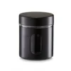 Glazen voorraadpot 600 ml zwart Zeller Present