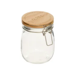 Glazen weckpot houten deksel 750 ml Five®