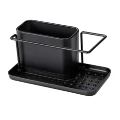 Gootsteen organizer zwart Wenko