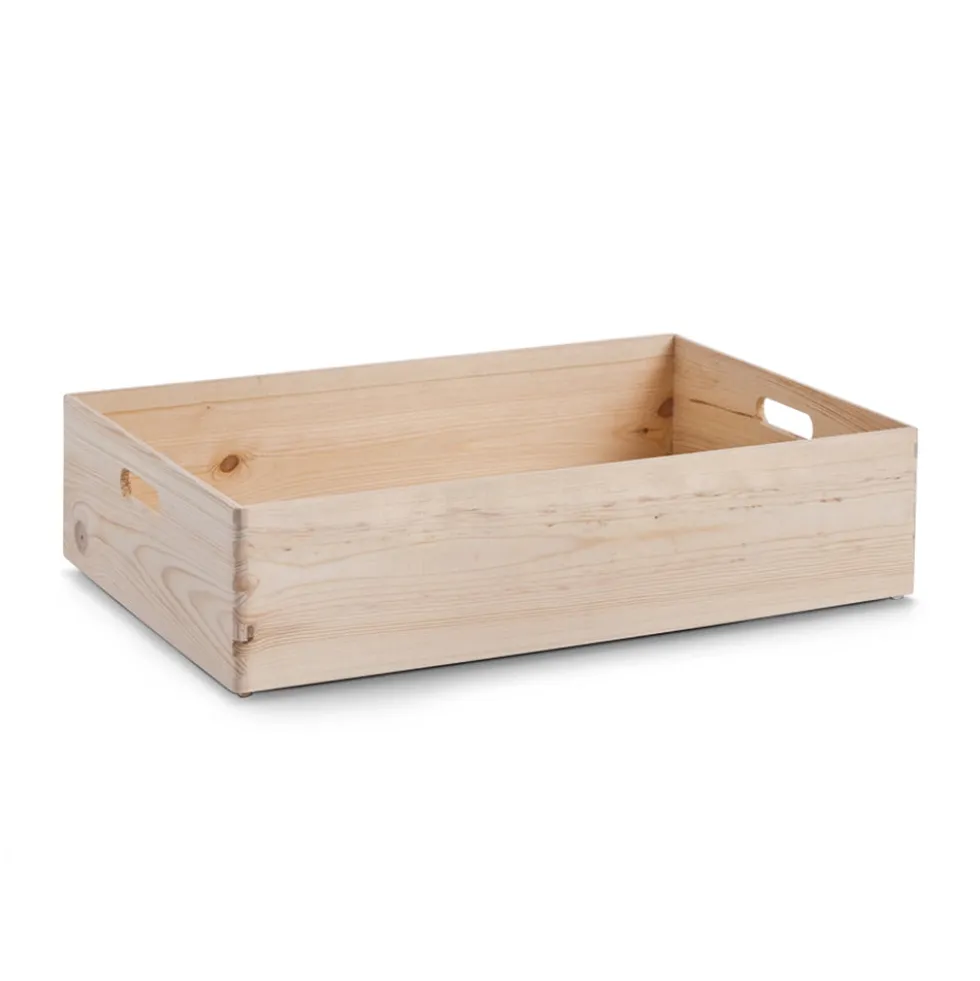 Grenen houten kist medium Zeller Present