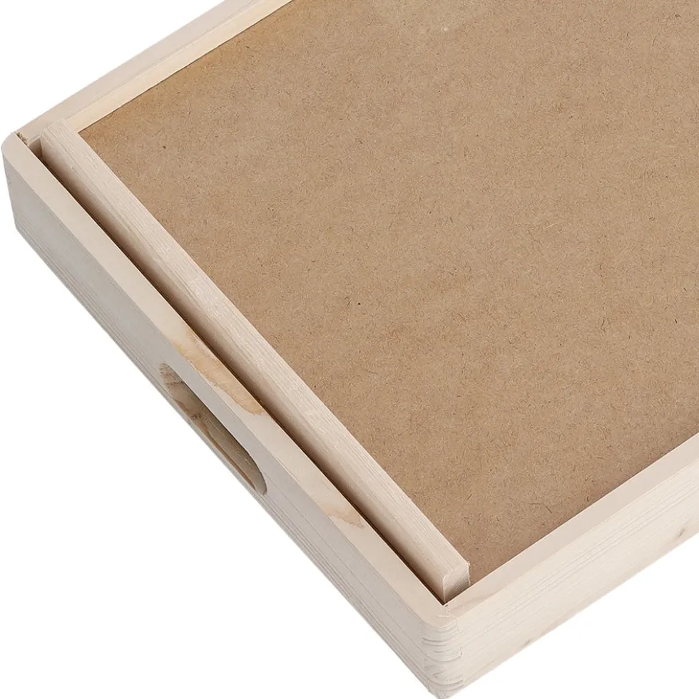 Grenen houten kist medium Zeller Present