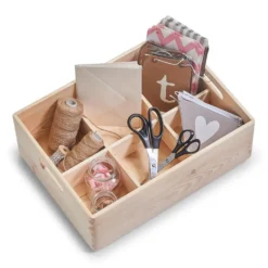 Grenen houten opbergbox 40x30x15 cm Zeller Present