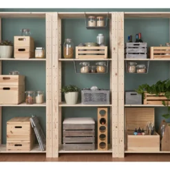 Grenen houten opbergbox 40x30x15 cm Zeller Present