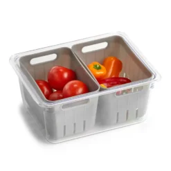 Groente en fruit bakje koelkast 2 uitneembare bakjes Zeller Present