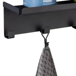 Handdoek klemmen zwart Wenko
