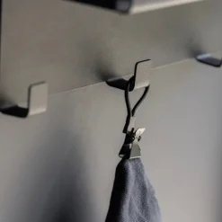 Handdoek klemmen zwart Wenko