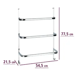 Handdoekrek douchewand of deur Wenko