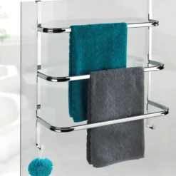 Handdoekrek douchewand of deur Wenko