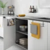 Handdoekrekje keuken dubbele stang Metaltex