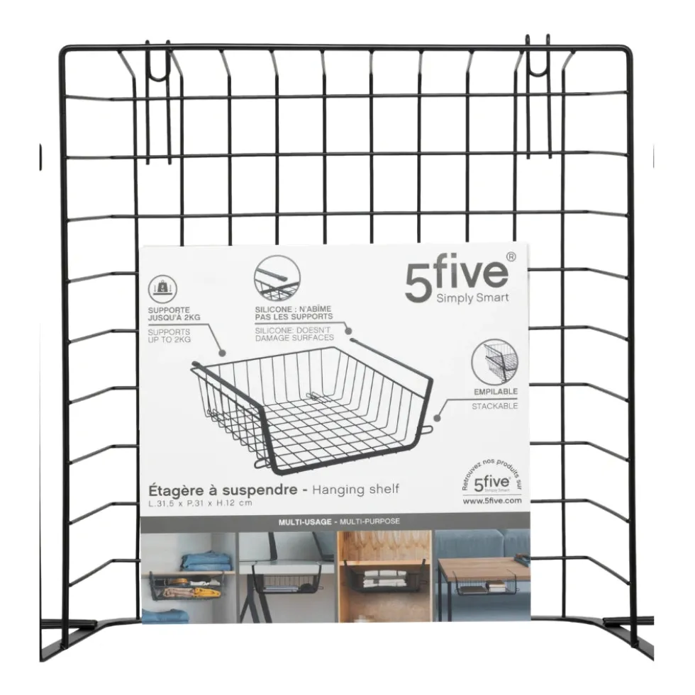 Hangmand onder plank stapelbaar 31.5 cm Five®
