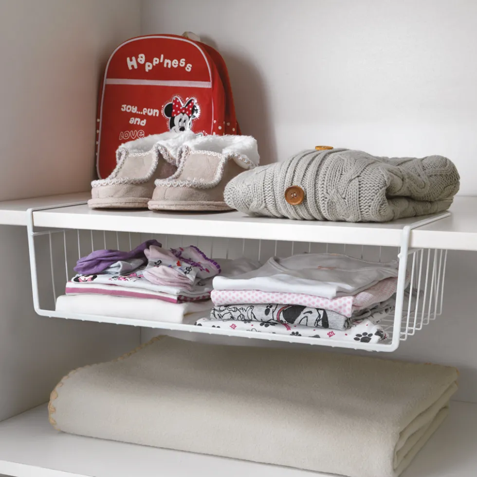 Hangmand wit metaal 40 cm Metaltex