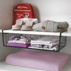 Hangmand zwart metaal 40 cm Metaltex