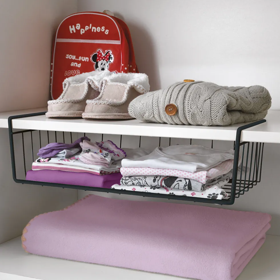 Hangmand zwart metaal 40 cm Metaltex