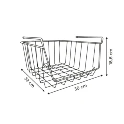 Hoge hangmand onder plank stapelbaar Five®