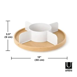 Houten draaiplateau Umbra