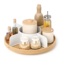 Houten draaiplateau Umbra