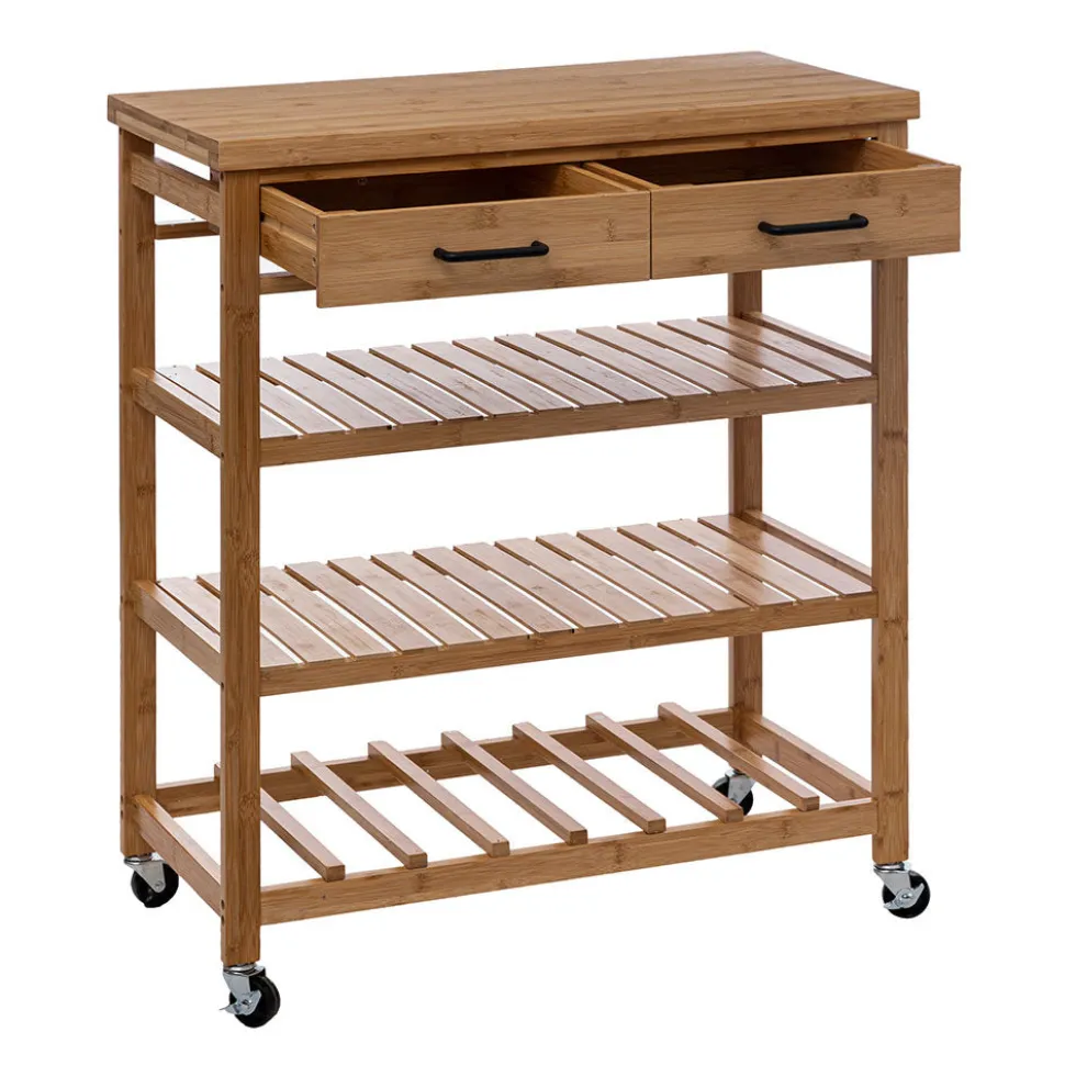 Houten keukentrolley met lades medium Five®