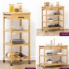 Houten keukentrolley met lades small Five®