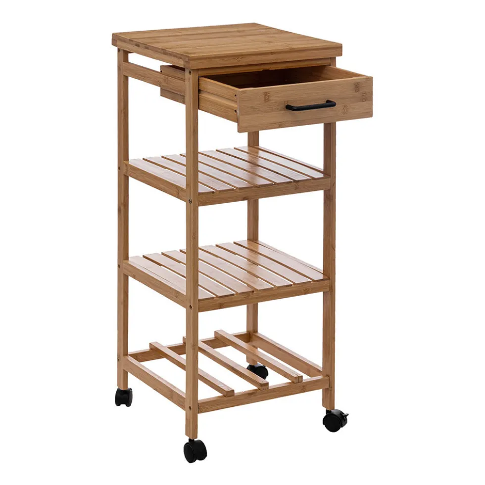 Houten keukentrolley met lades small Five®