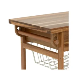 Houten keukentrolley met opbergmanden Five®