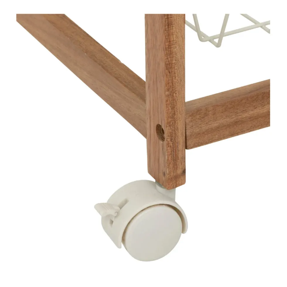 Houten keukentrolley met opbergmanden Five®