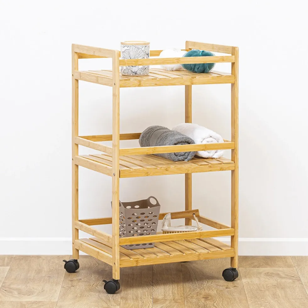 Houten keukentrolley 3 schappen Five®