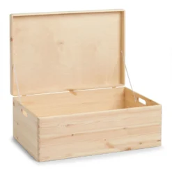 Houten kist met deksel large (voordeelbundel) Zeller Present