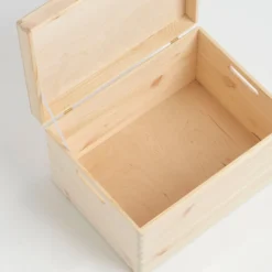 Houten kist met deksel medium hoog (voordeelbundel) Zeller Present